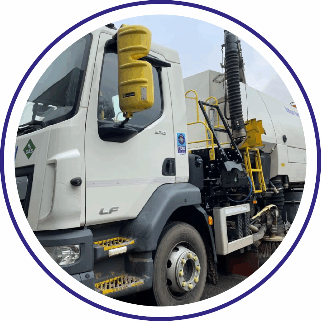 ULEMCo hydrogen dual fuel specialist truck